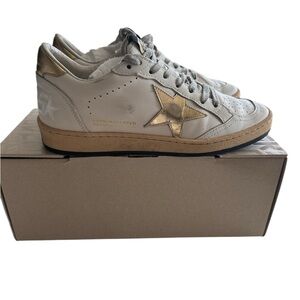 Golden Goose Ball Star with gold star and heel tab